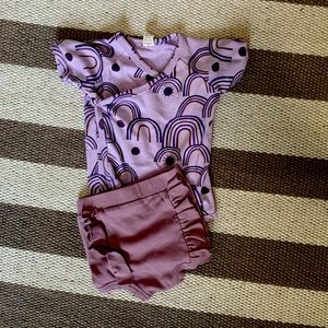 Kate Quinn rainbow outfit